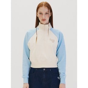 [골라] 여성 RAGLAN COLOR BLOCK SWEATSHIRTS [CREAM]