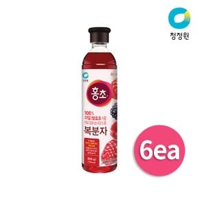 홍초 복분자 900ml x 6