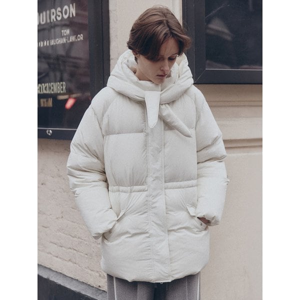 바라클 덕다운 하프 패딩_3COLORS