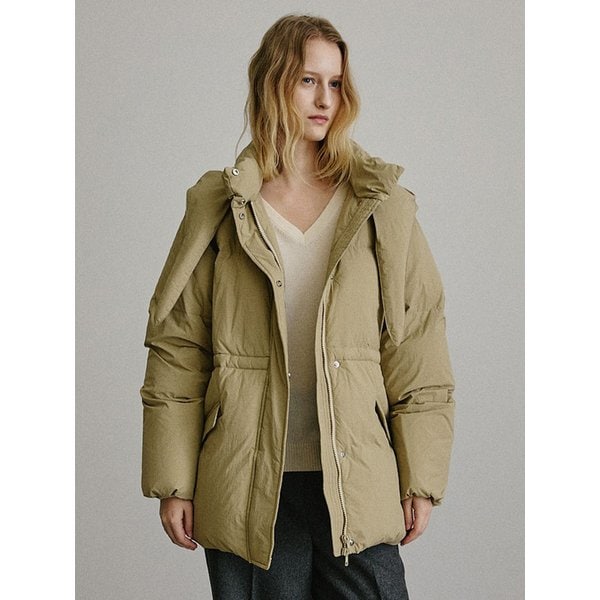 바라클 덕다운 하프 패딩_3COLORS