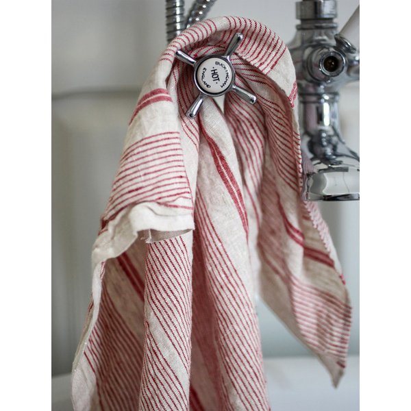 디어내추럴 리투아니아 린넨 키친크로스 (레드)