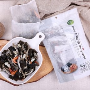 100% 국내산 재료를 사용한 멸치해물국물팩 120g x 2봉 (지퍼팩 생분해성 친환경포장지)