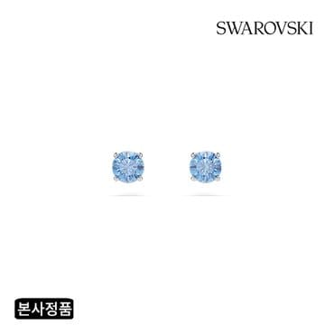스와로브스키 [본사정품/쇼핑백증정] Stilla Attract 블루 스터드 귀걸이 5734250