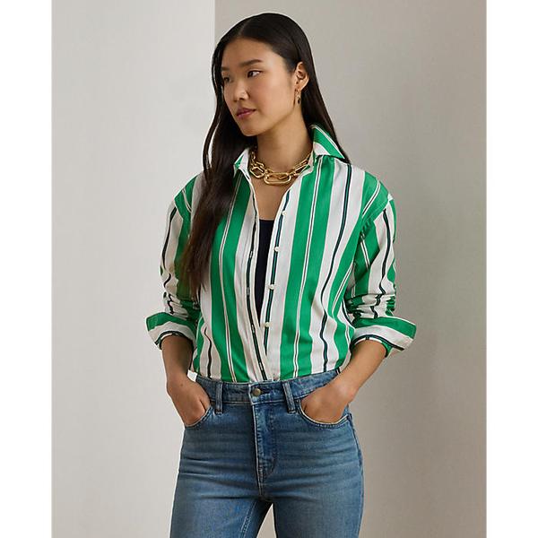 릴렉스핏 스트라이프 브로드클로스 셔츠(WMLRSHTS6820532300)