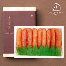 [명절 후 배송][웰굿]부산명인 저염숙성 명란젓 정란 선물세트(400g)(+선물박스,쇼핑백)