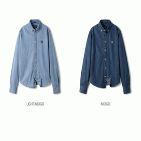 여성용 스티브 슬림핏 데님 셔츠 / Steve Denim Shirts(Slim Fit)_A WHYJE4933F