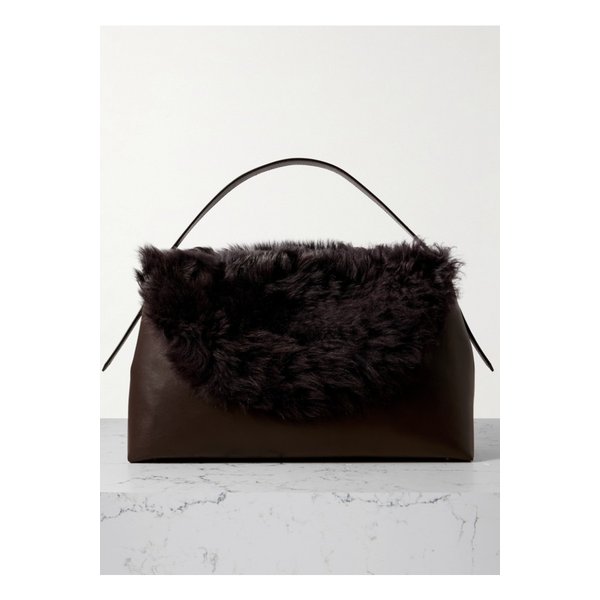 티락 시어링 숄더 백 다크 브라운 1647597339566729