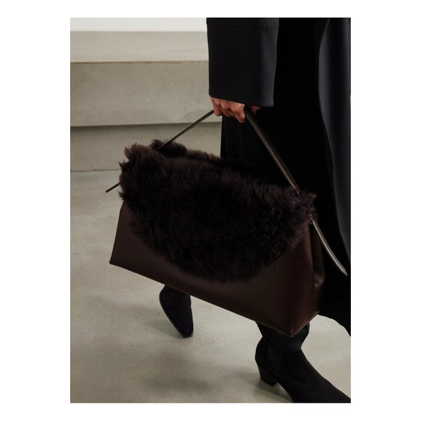 티락 시어링 숄더 백 다크 브라운 1647597339566729