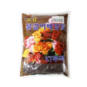 배양토 원예 분갈이 비료 화분 난 키우기 흙 5L X ( 2매입 )