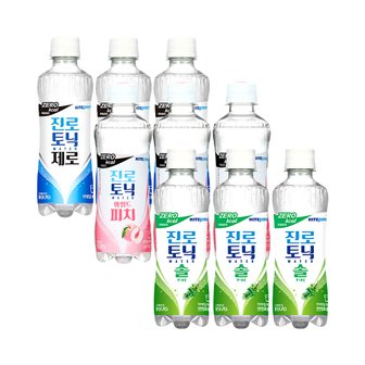 너만아는잡화점 하이트진로 토닉워터 300ml 제로 3개 + 와일드피치 3개 + 솔3개