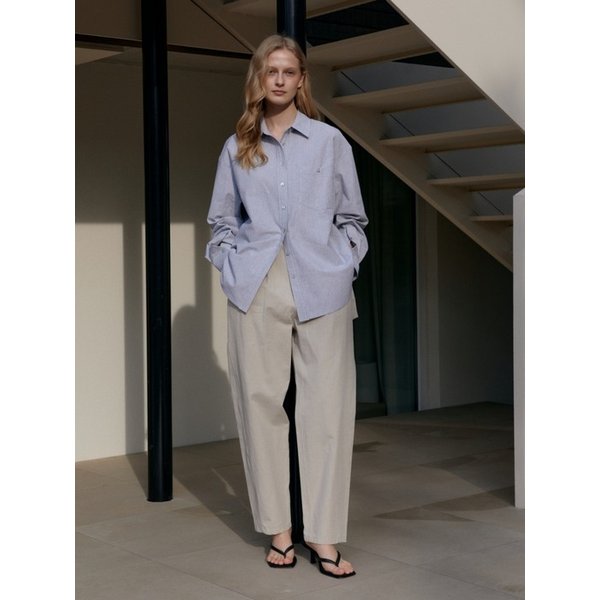 [리퍼브] CLASSIC STRIPE SHIRT GREY