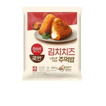  CJ 햇반 쿡반 김치치즈주먹밥 500g 2개