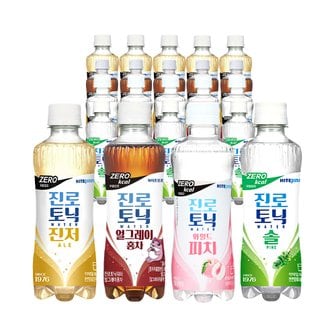 너만아는잡화점 하이트진로 토닉워터 300ml 진저에일6개+홍차6개+피치6개+솔6개