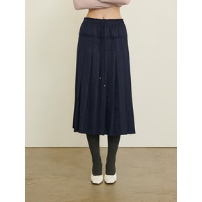 NEW MODERN PLEATED SKIRT_NAVY