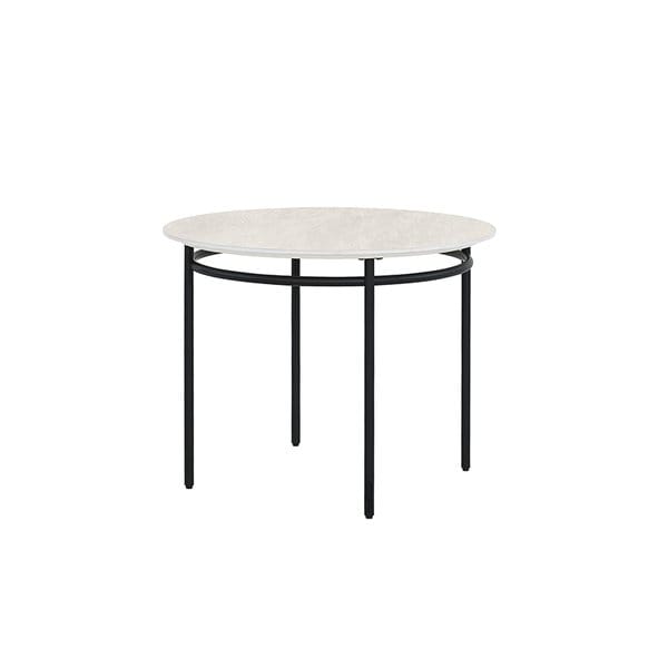 비엔나 세라믹 원형식탁 100cm_블랙