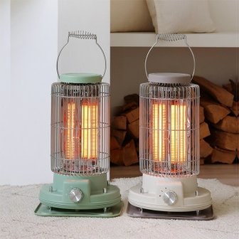 모리츠 원통형 레트로 카본히터 MCH-QH700CKH(베이지) MCH-3385R(그린)