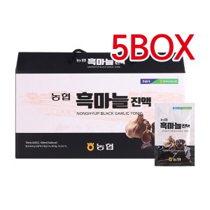  충북인삼농협 흑마늘진액 70ml x 30포 5BOX