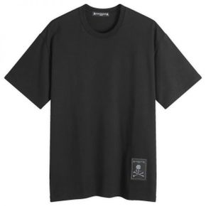 마스터마인드월드 Message 스컬 로고 티셔츠 - 블랙 MW24S13-TS065-010-BLK