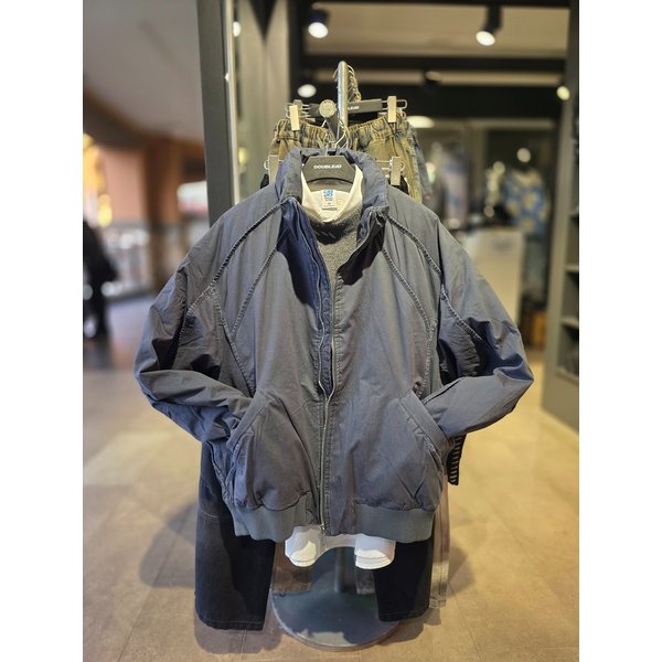 [시흥점] 피그먼트워싱 코튼 절개 오리털 오버핏 점퍼(남녀공용)/JGZZ62901NV