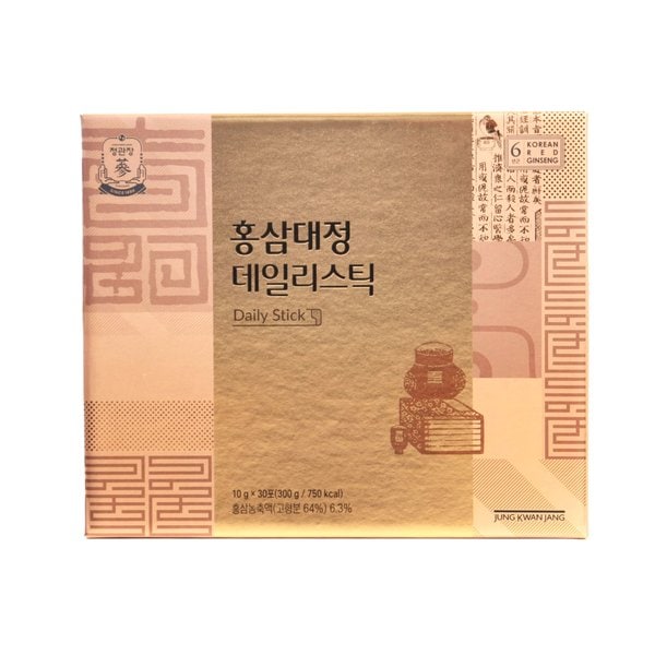 [쓱7클럽] 홍삼대정 데일리스틱 (10ml×30포)(+쇼핑백)