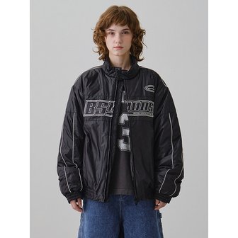 벤셔먼 레이서 파이핑 패딩 자켓 블랙 BODJP422MBK