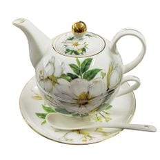  티포트 세트 도자기 티포원 도자기티포원 다알리아 찻잔세트