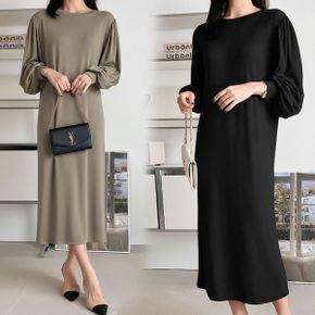 드레이프 셔링 롱 원피스 빅사이즈 데일리 임부복 Sg192_P416368314