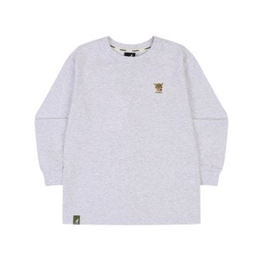 캉골키즈 루 심볼 롱 슬리브 티셔츠 RC 0005 멜란지 그레이ARCCRT00050MY
