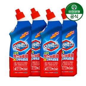 유한락스 고농축 락스와세제 다목적용 용기 755ml 4개[34623128]