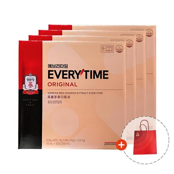 정관장 홍삼정 에브리타임 오리지널 10ml x 30포 x 4개 / iuy (S41290622)