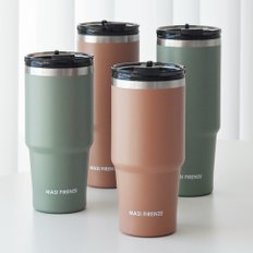 마시피렌체 이중진공 스텐 빨대 텀블러 750ml 2컬러 SSG