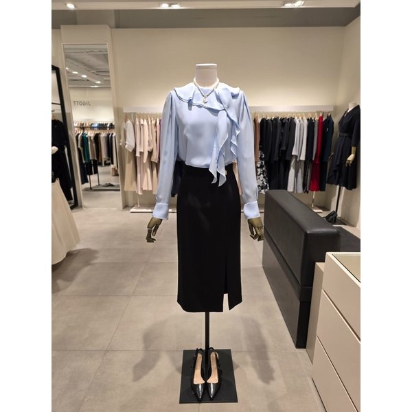[파주점] 세트 프릴 블라우스 + 메탈 장식 H라인 스커트 JR3A0BL173,JS4B0SK331