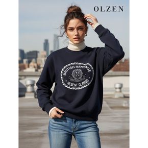여성 헤리티지 맨투맨 티셔츠  ZLD4TR2301 _P406653204