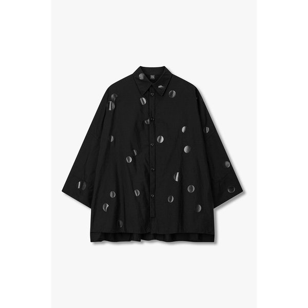 [Y`s]글로시 도트 패턴 셔츠 6616140106000