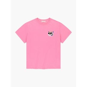 Women Wapen Mini Fancy Kitty Graphic T-Shirts [PINK]