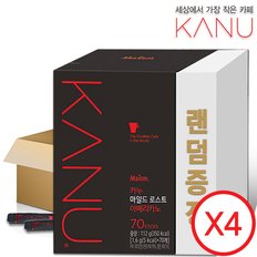 [맥심] 카누 다크 로스트 70T+랜덤사은품x4개 총280T /대용량/박스