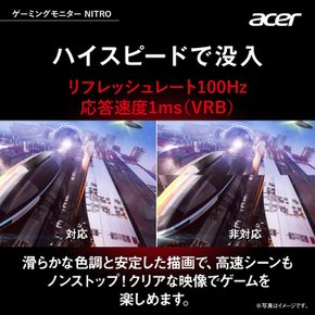 [Amazon.co.jp Acer Nitro QG221QHbmiix 21.5 VA HD 100Hz 1ms(VRB) PCPS4Switch HDMI D-Sub15