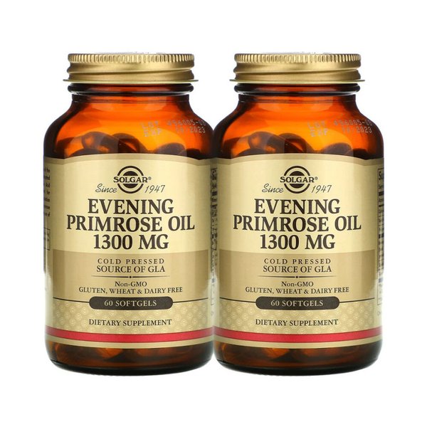 달맞이꽃종자유 감마리놀렌산 1300mg 60소프트젤 X 2통