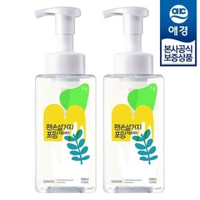 [애경]순샘 맨손 설거지 포밍 주방세제 500ml x2개