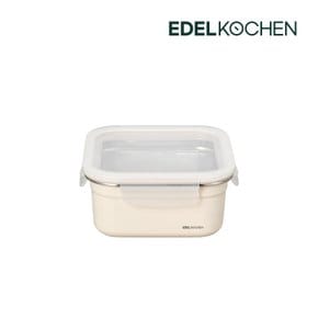에델코첸 스텐 클린락 정사각 700ml (아이보리)