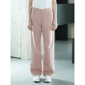 W1043 WIDE COTTON PANTS_PINK