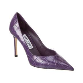 4232546 Jimmy Choo Cass 95 Croc-Embossed Leather Pump