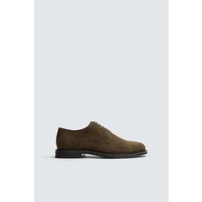스플릿 스웨이드 레이스업 더비화 / 2473/720/131 TAUPE GREY
