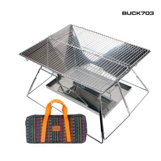 벅703 접이식 화로대 430X320/BBQ/그릴/바비큐/캠핑용품