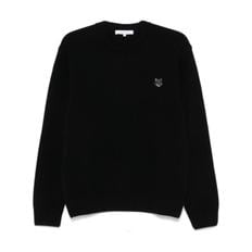 24FW 메종키츠네 니트웨어 NM00805KT1006 Black