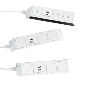 네모탭 일반3구 USB C타입 고속충전 멀티탭 3m