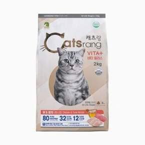 반려묘 SR83IC87 전연령 사료 2kg 1p 벨르샤 캐츠랑전연령 대