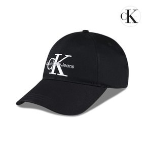 캘빈 클라인 CK 남녀공용 모노그램 볼캡 모자 K50K510061-BDS