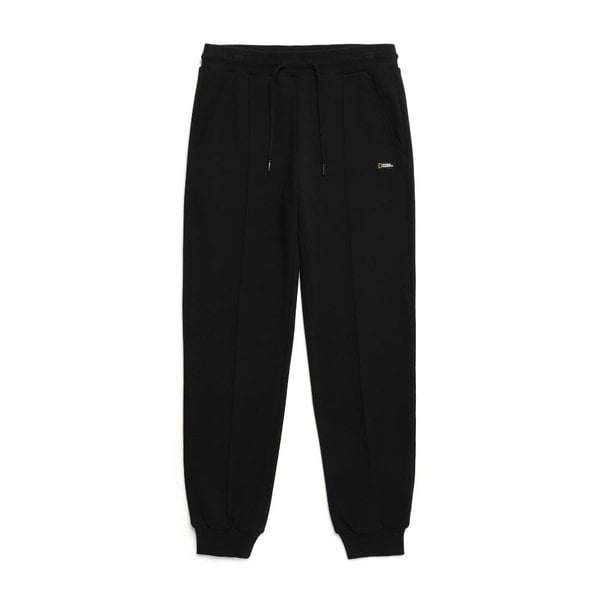 [여주점] N241WPT160 여성 레푸스 트레이닝 핀턱 조거팬츠 카본블랙