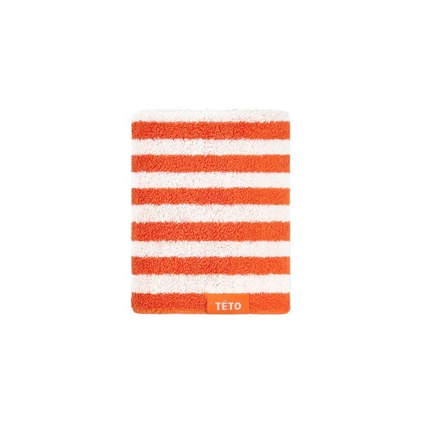 1P 스트라이프 오렌지 수피마 수건 230g